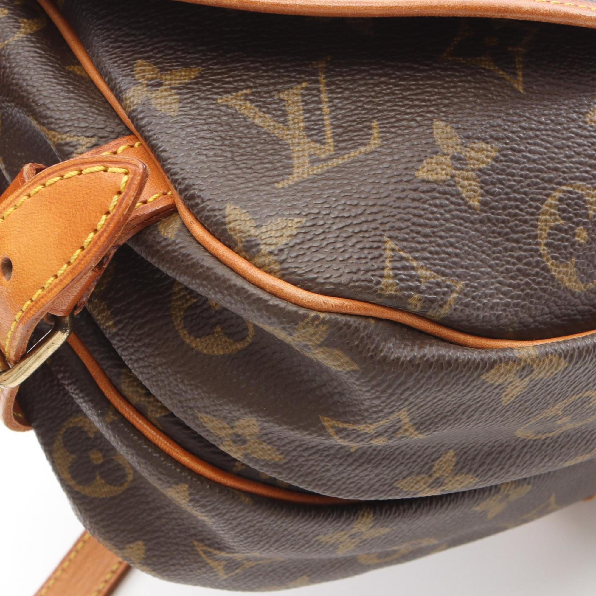 Louis Vuitton Brown Monogram Monogram Leather Handbag Shoulder Bag