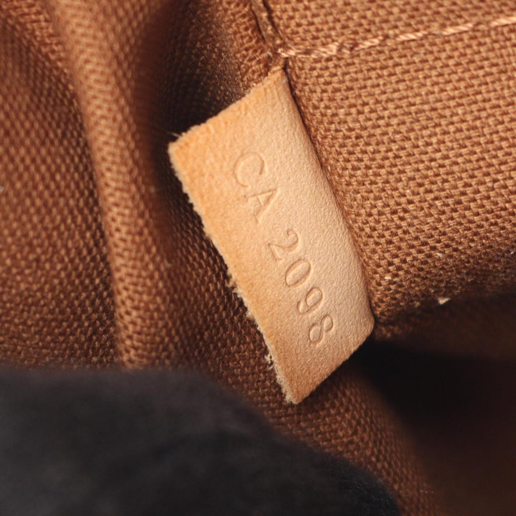 Louis Vuitton Brown Monogram Coated Canvas Leather Shoulder Bag