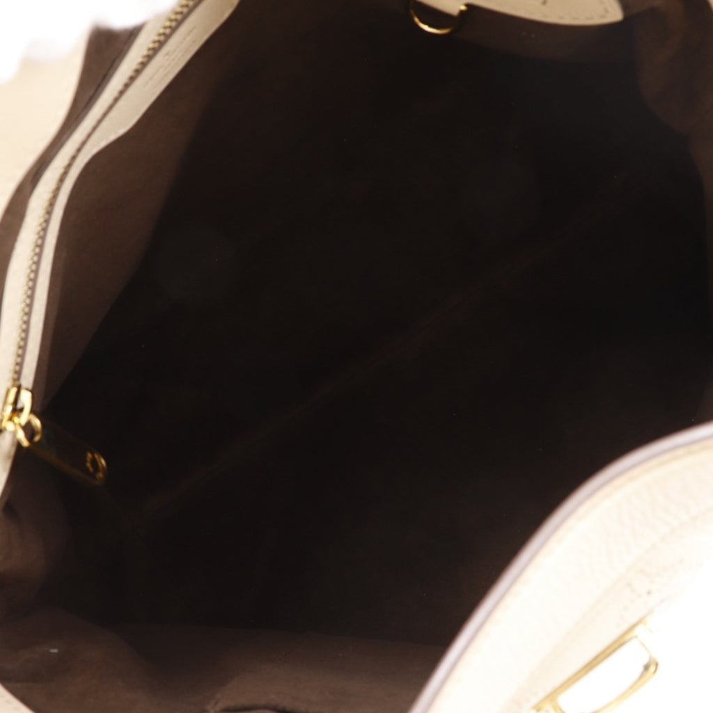 Louis Vuitton Mahina Beige Opal Mahina Leather Handbag
