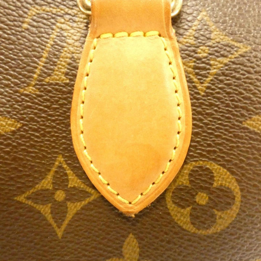 Louis Vuitton Brown Coated Canvas Handbag