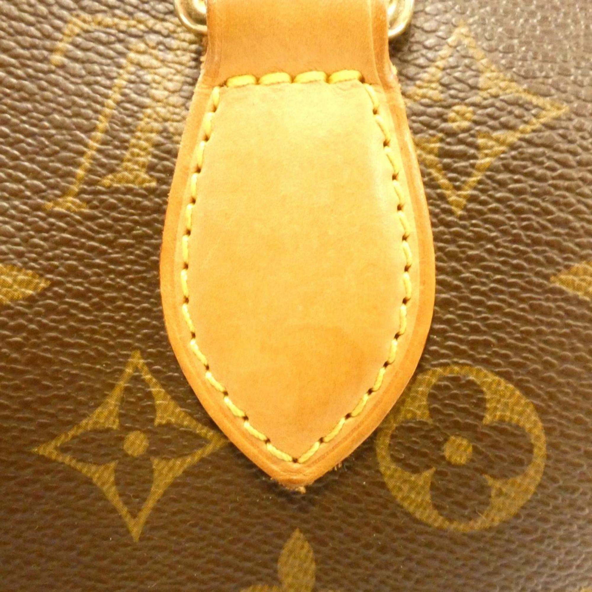 Louis Vuitton Brown Coated Canvas Handbag