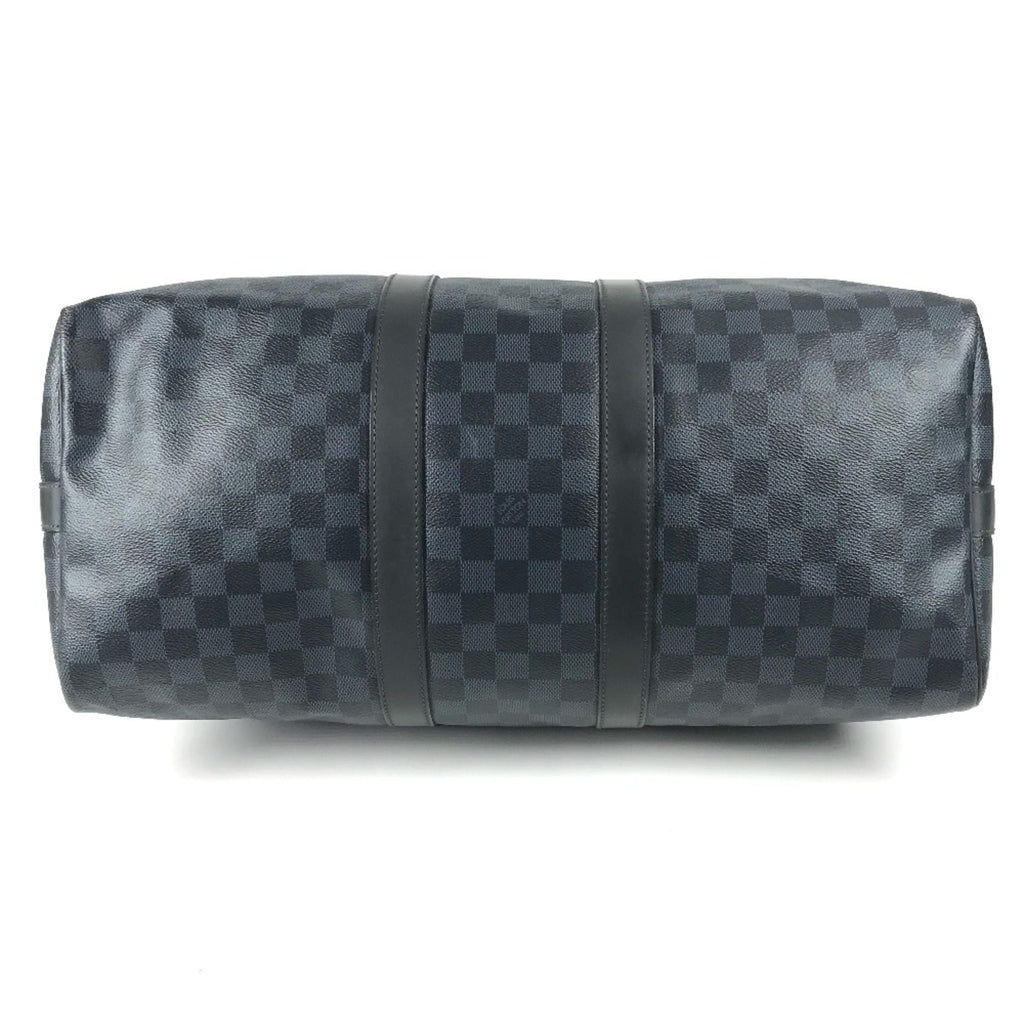 Louis Vuitton Damier Cobalt Navy Canvas Boston Bag Shoulder Bag