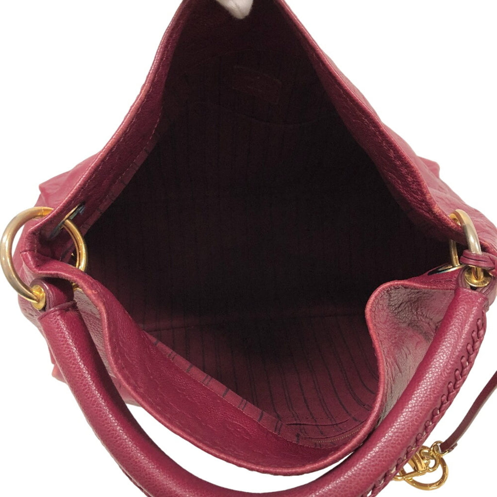 Louis Vuitton Monogram Empreinte Purple Leather Handbag