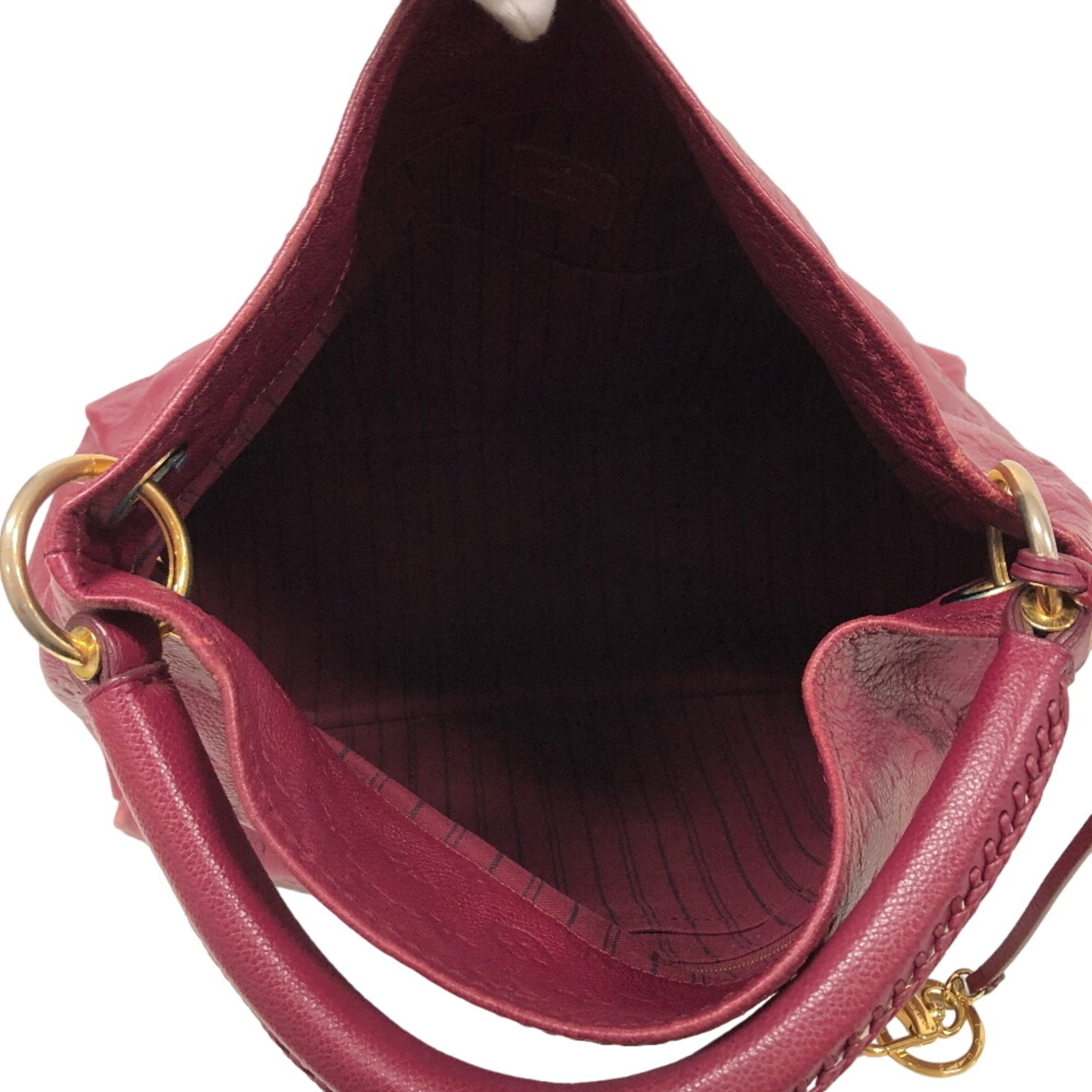Louis Vuitton Monogram Empreinte Purple Leather Handbag