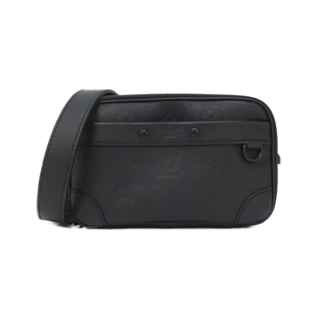 Louis Vuitton Black Leather Shoulder Bag