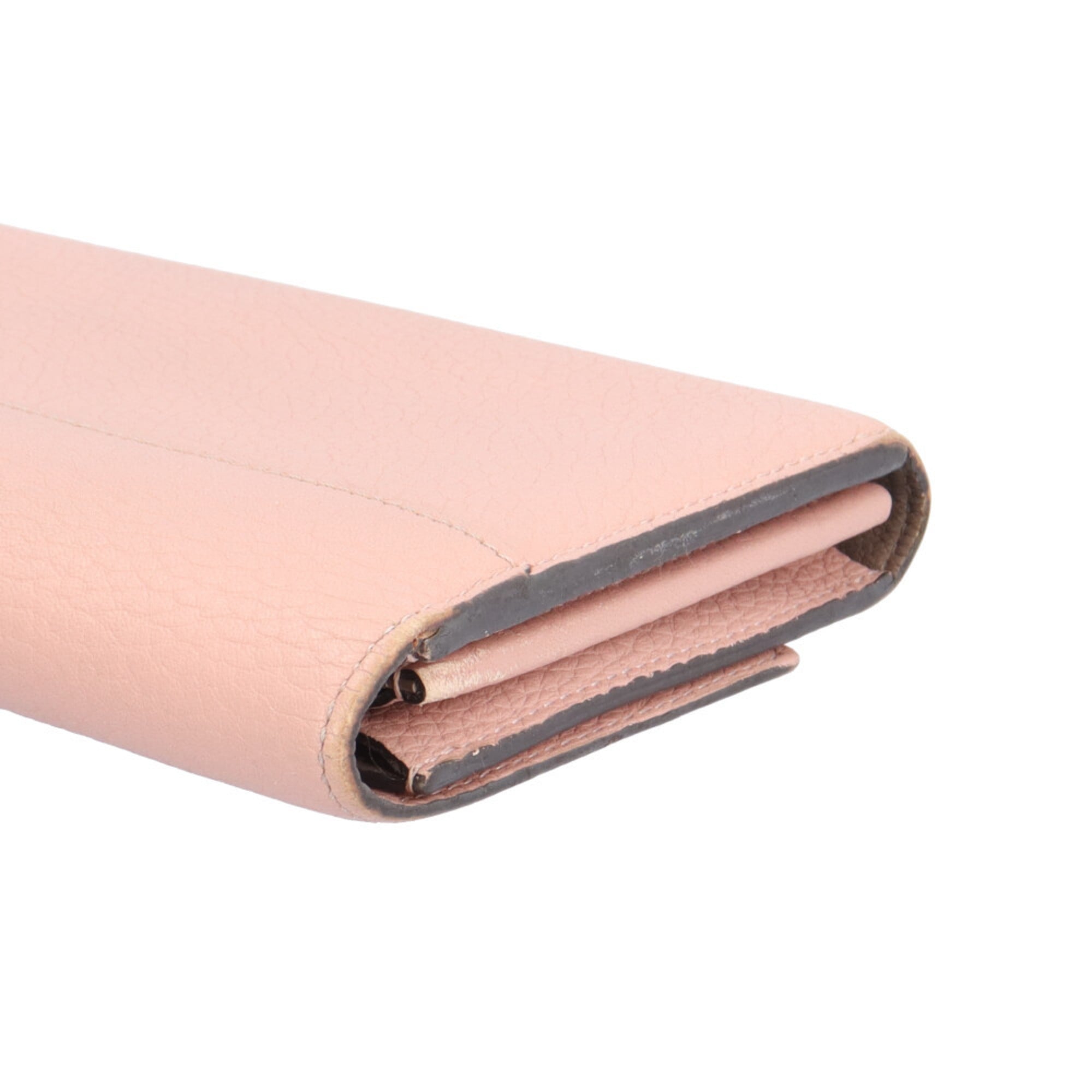 Louis Vuitton Galle Magnolia Or Pink Leather Coin Purse/Coin Case