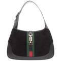 Gucci Black Suede Leather Handbag (Pre-Owned)