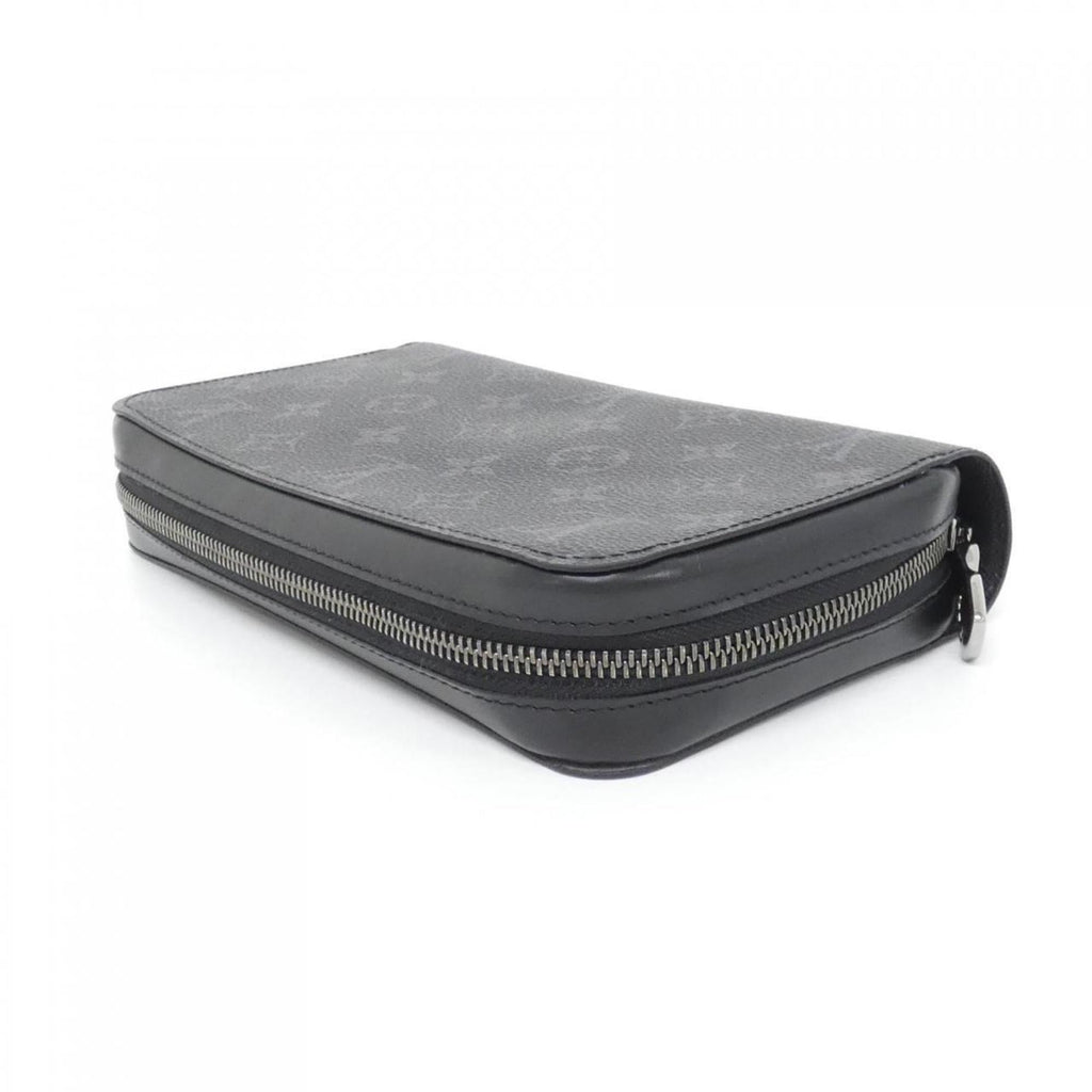 Louis Vuitton Black Coated Canvas Long Wallet