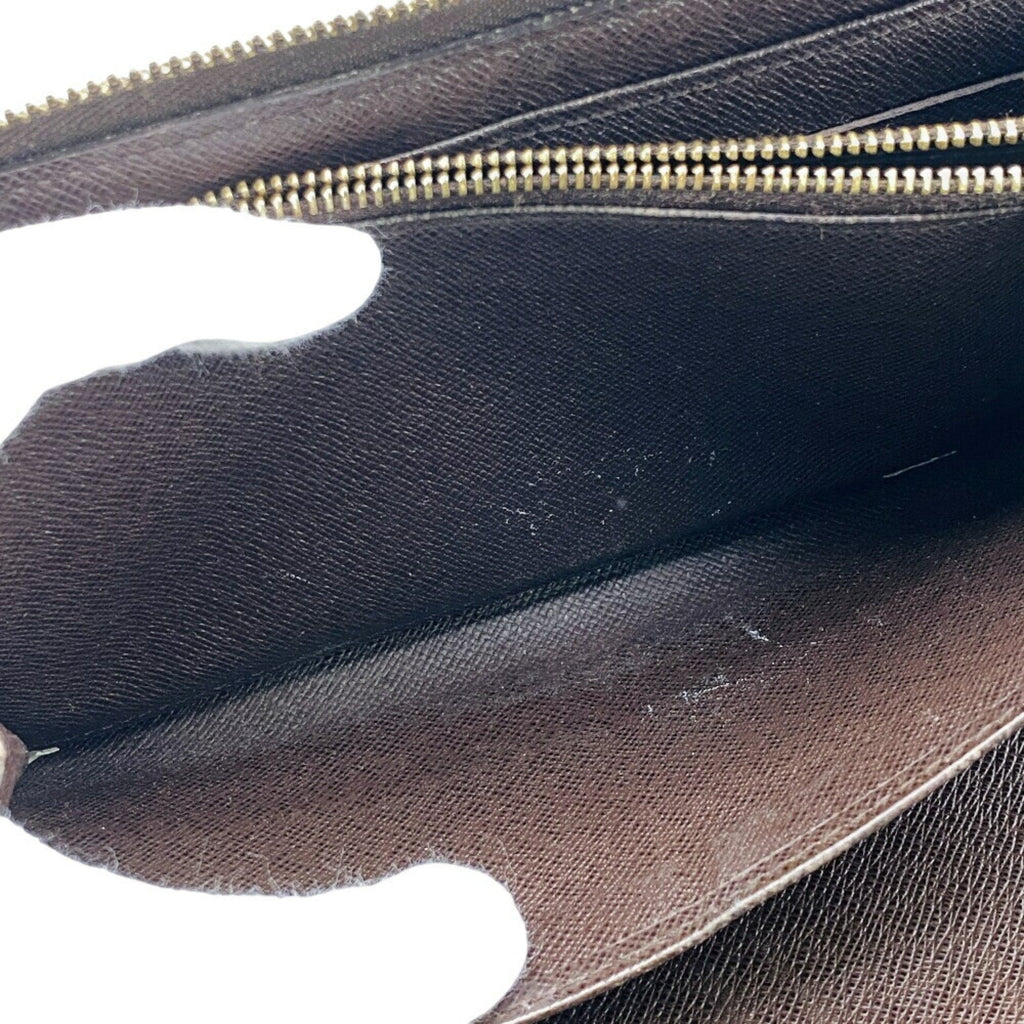 Louis Vuitton Brown Leather Long Wallet