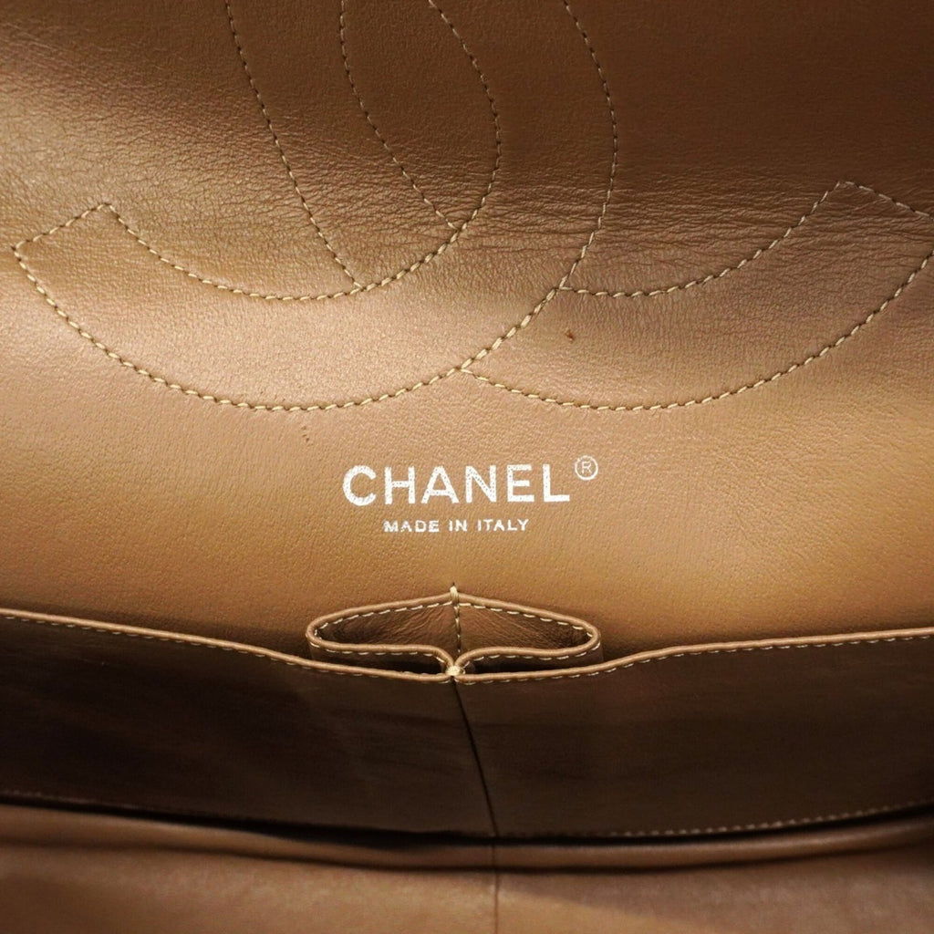 Chanel Bronze Leather Shoulder Bag