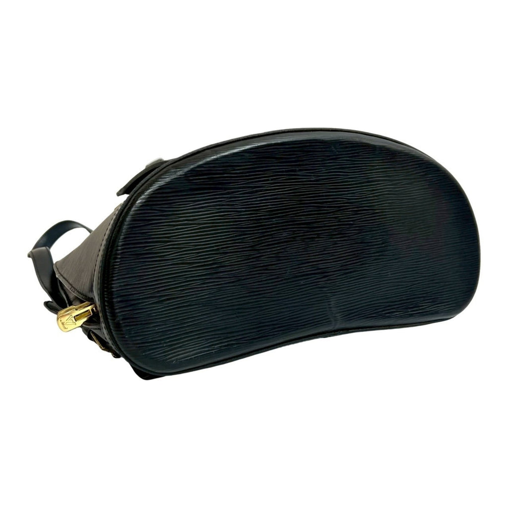 Louis Vuitton Black Leather Backpack