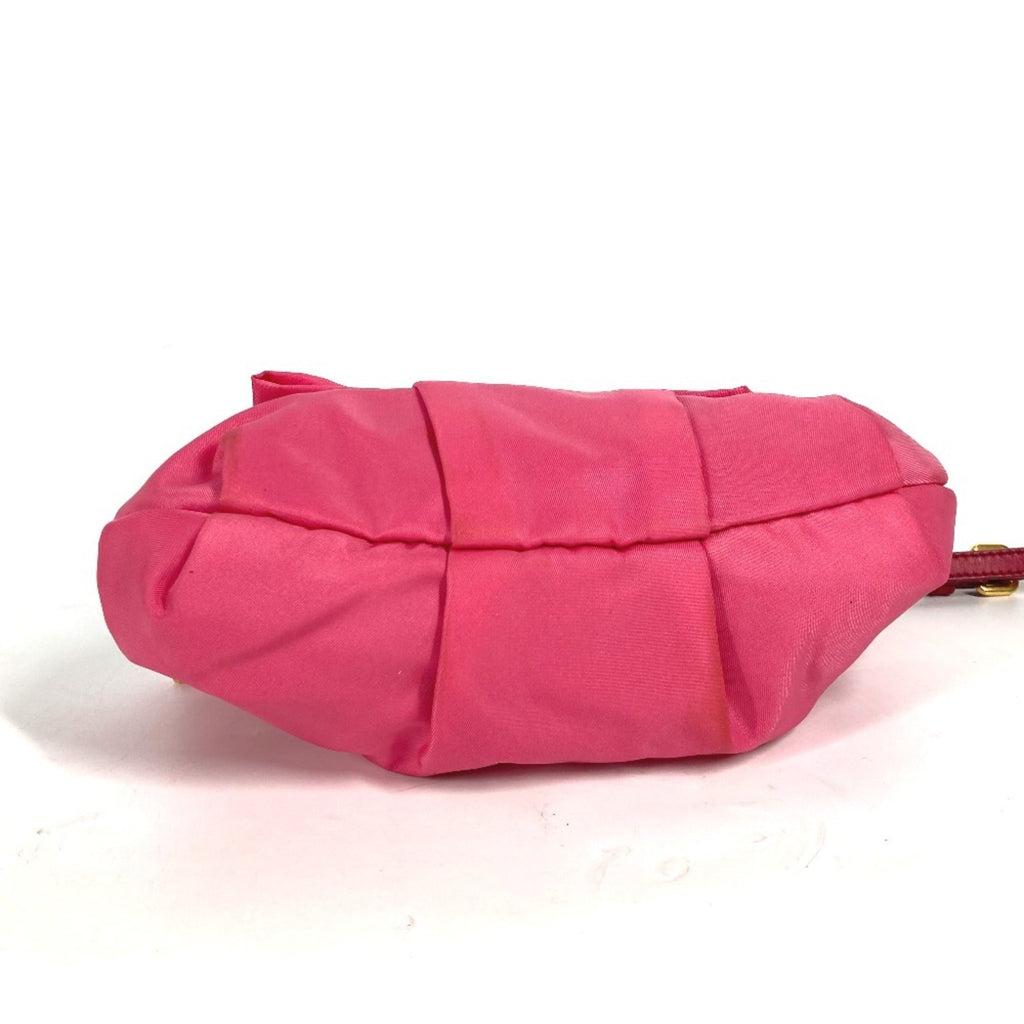 Prada Pink Bow Clutch Bag Pouch