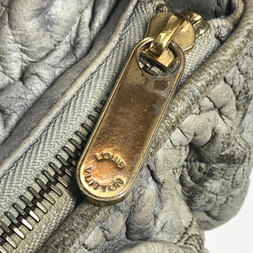 Louis Vuitton Monogram Olympe Ecru Galle Gray Leather Handbag Shoulder Bag