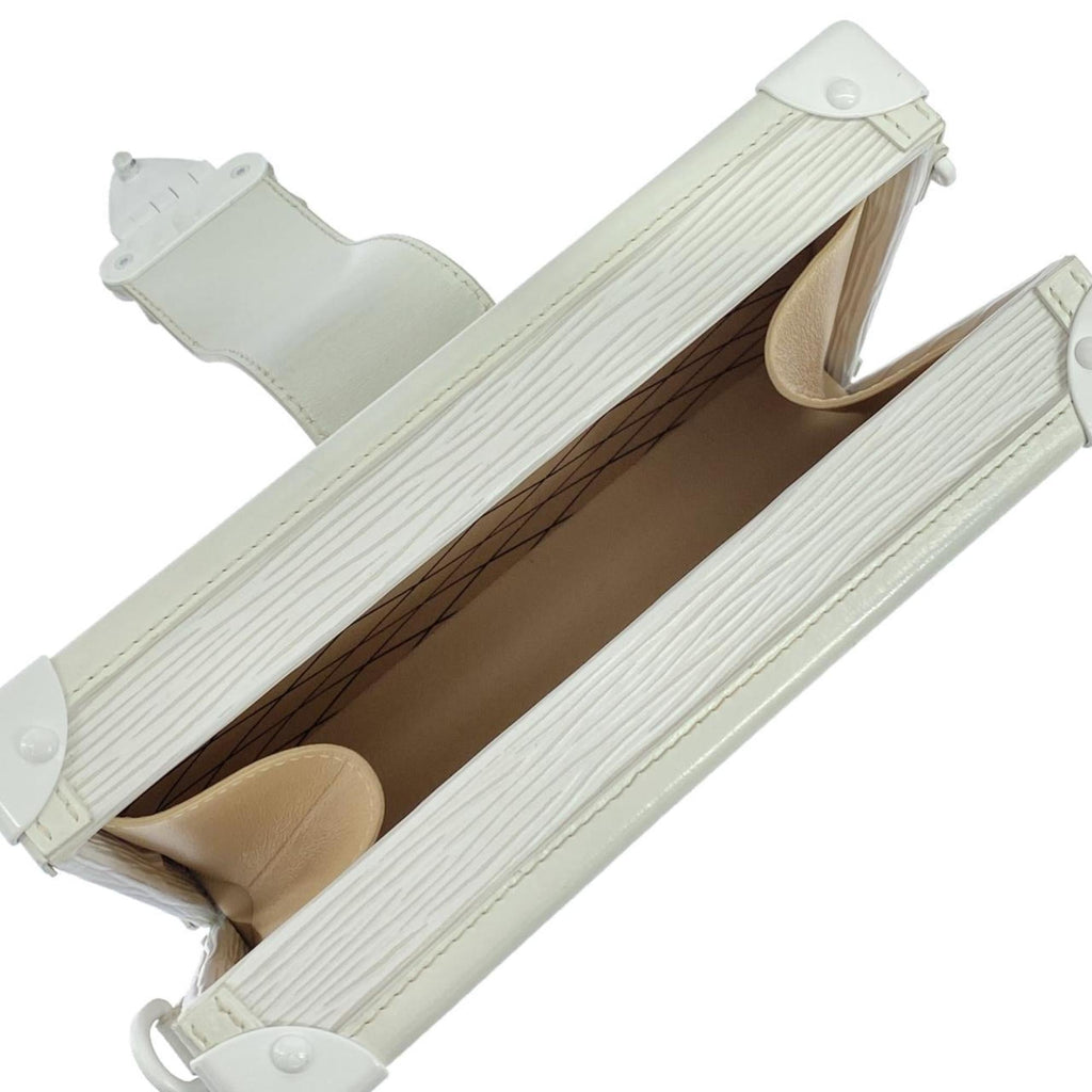Louis Vuitton White Leather Shoulder Bag