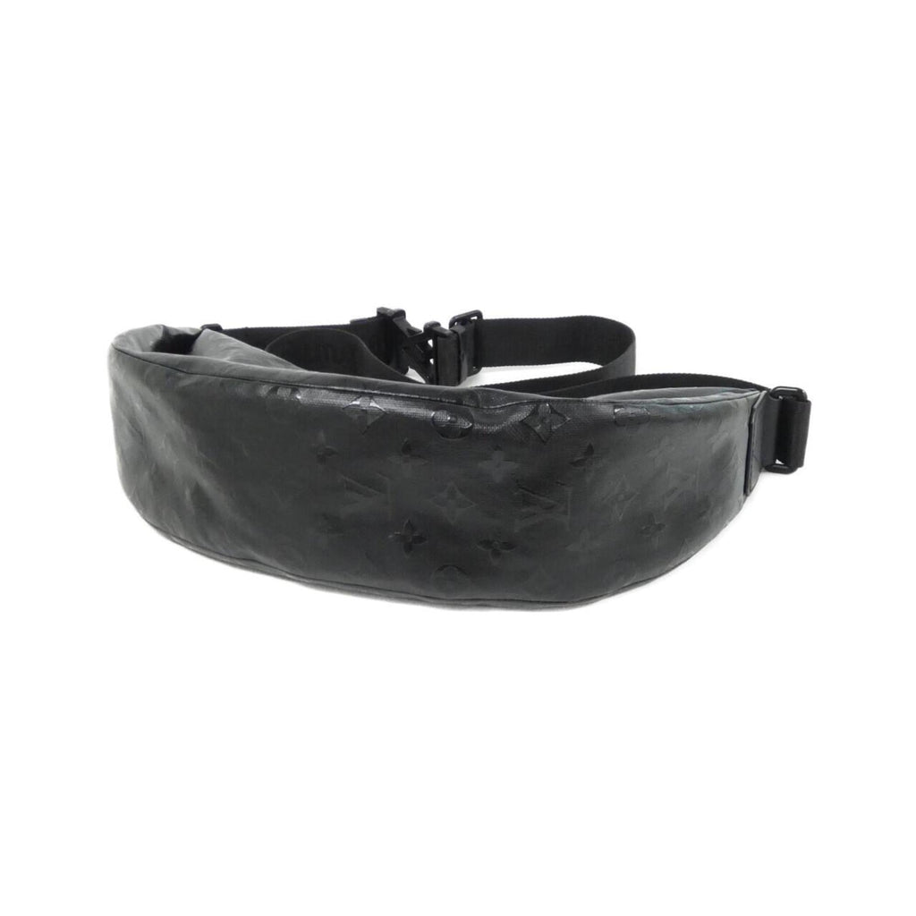 Louis Vuitton Black Coated Canvas Handbag Shoulder Bag