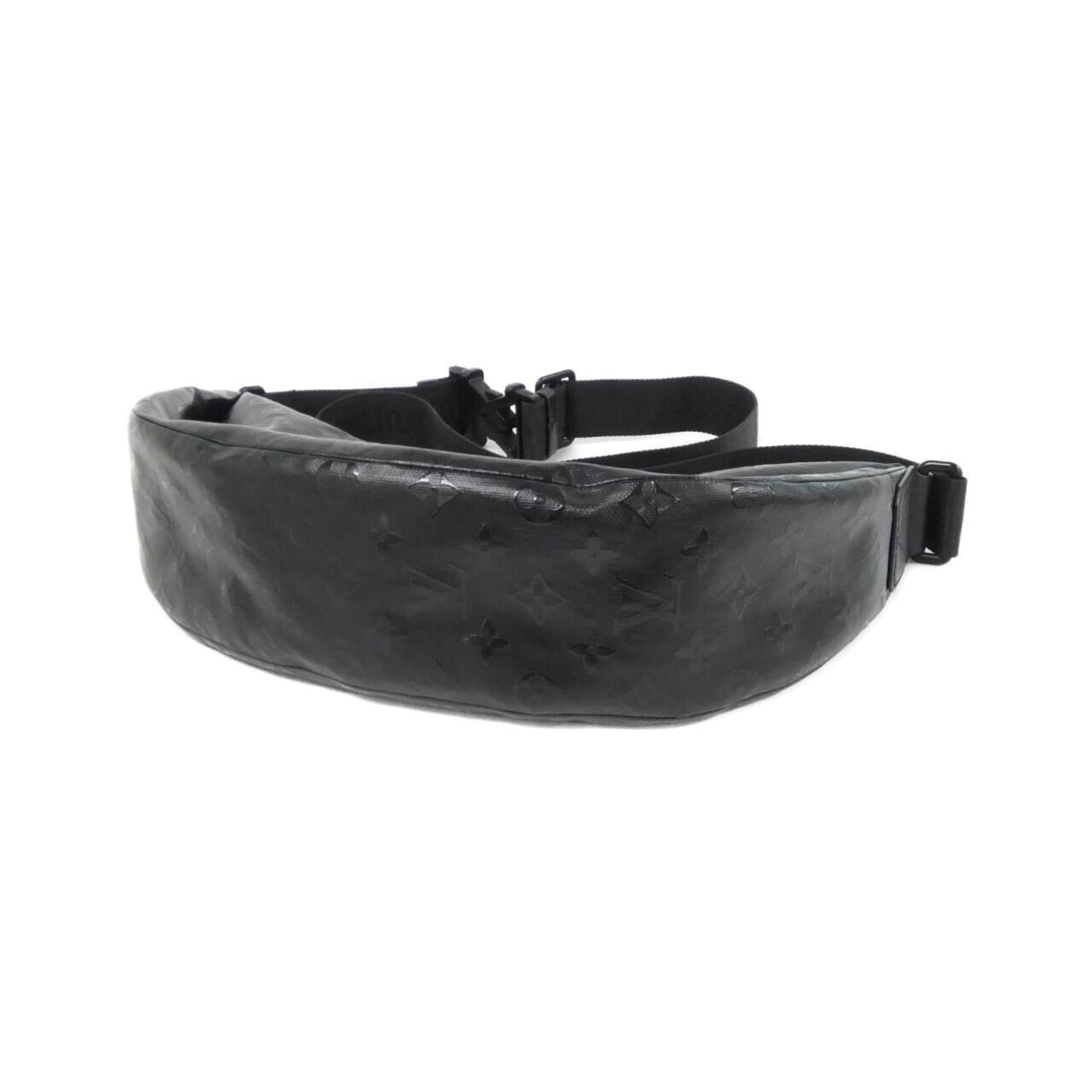 Louis Vuitton Black Coated Canvas Handbag Shoulder Bag