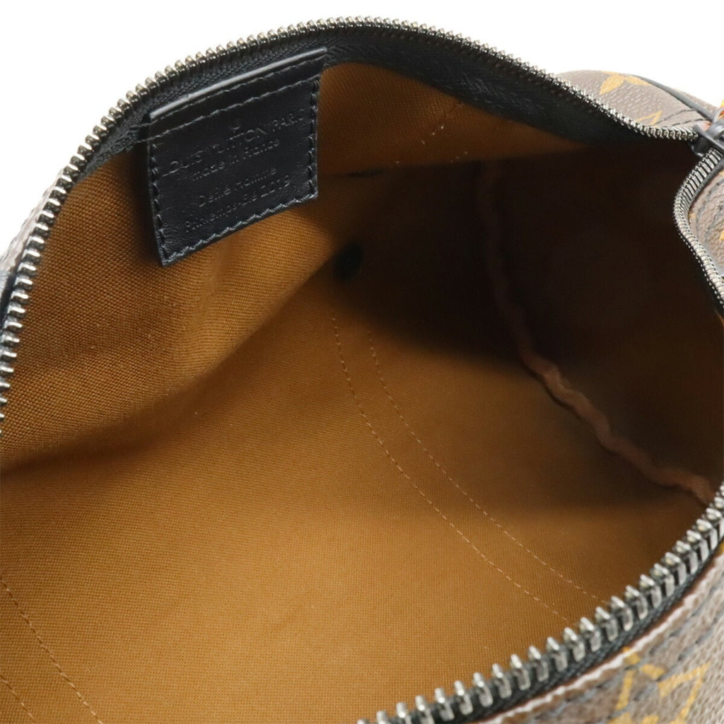Louis Vuitton Black Brown Monogram Orange Monogram Shoulder Bag
