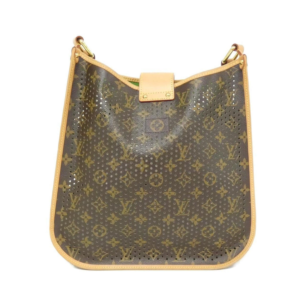 Louis Vuitton Marron Vert Coated Canvas Shoulder Bag