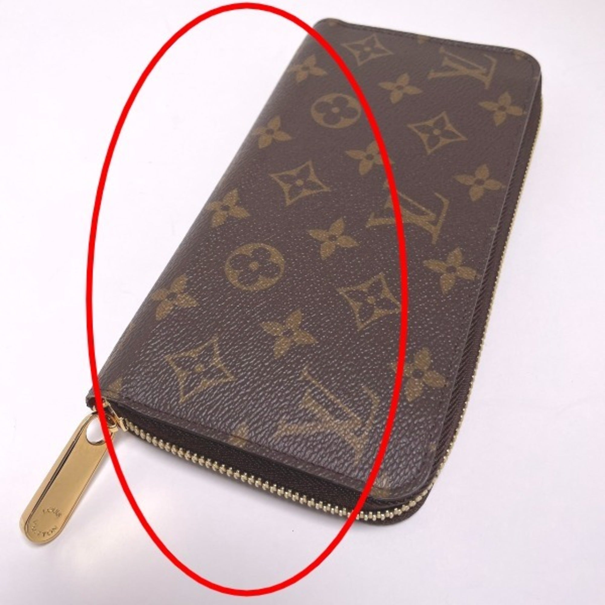 Louis Vuitton Brown Fuchsia Monogram Long Wallet