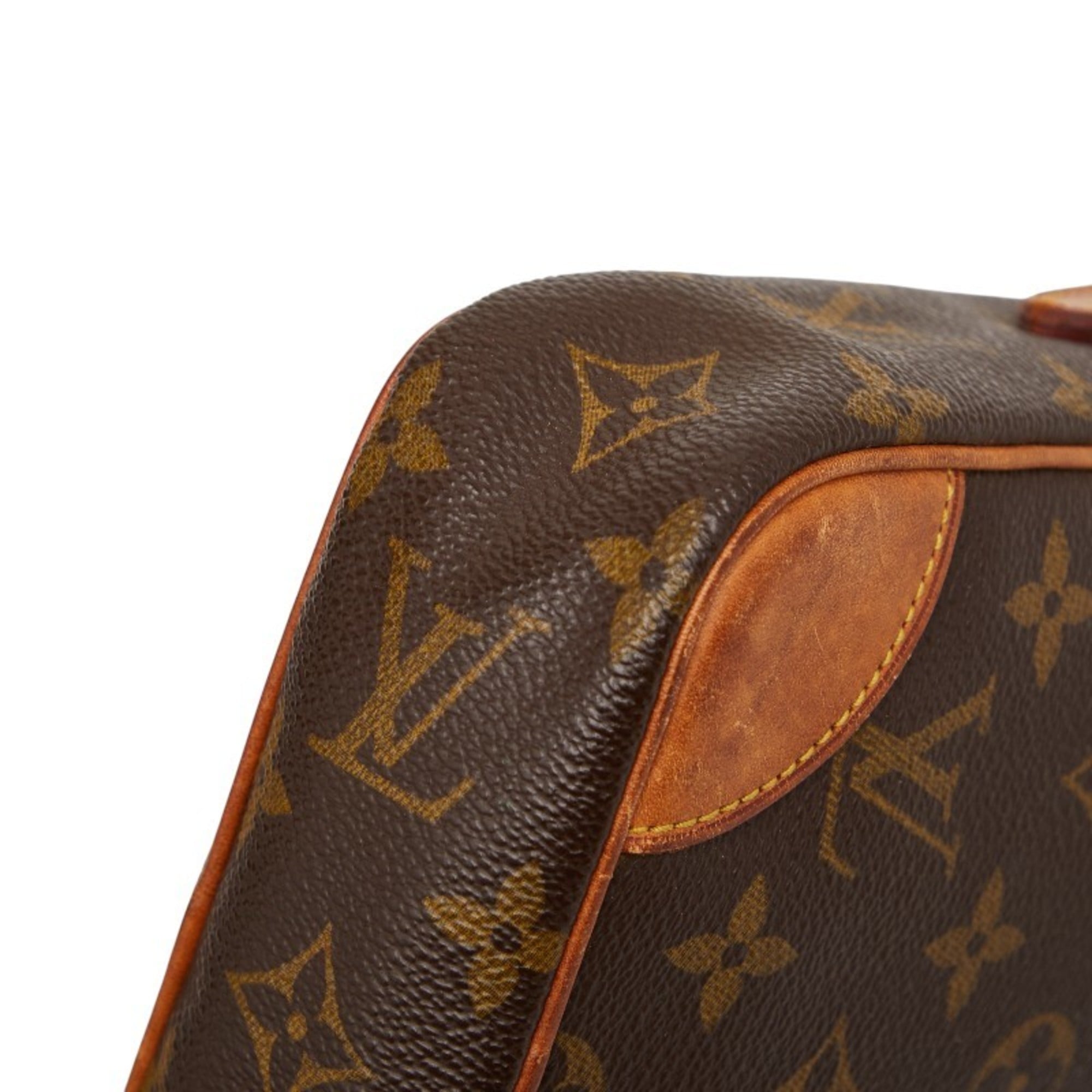 Louis Vuitton Brown Pvc Leather Shoulder Bag