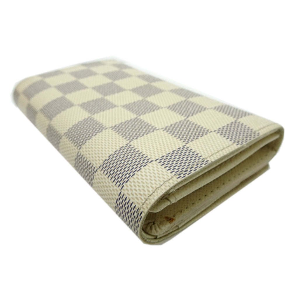 Louis Vuitton White Damier Azur Wallet