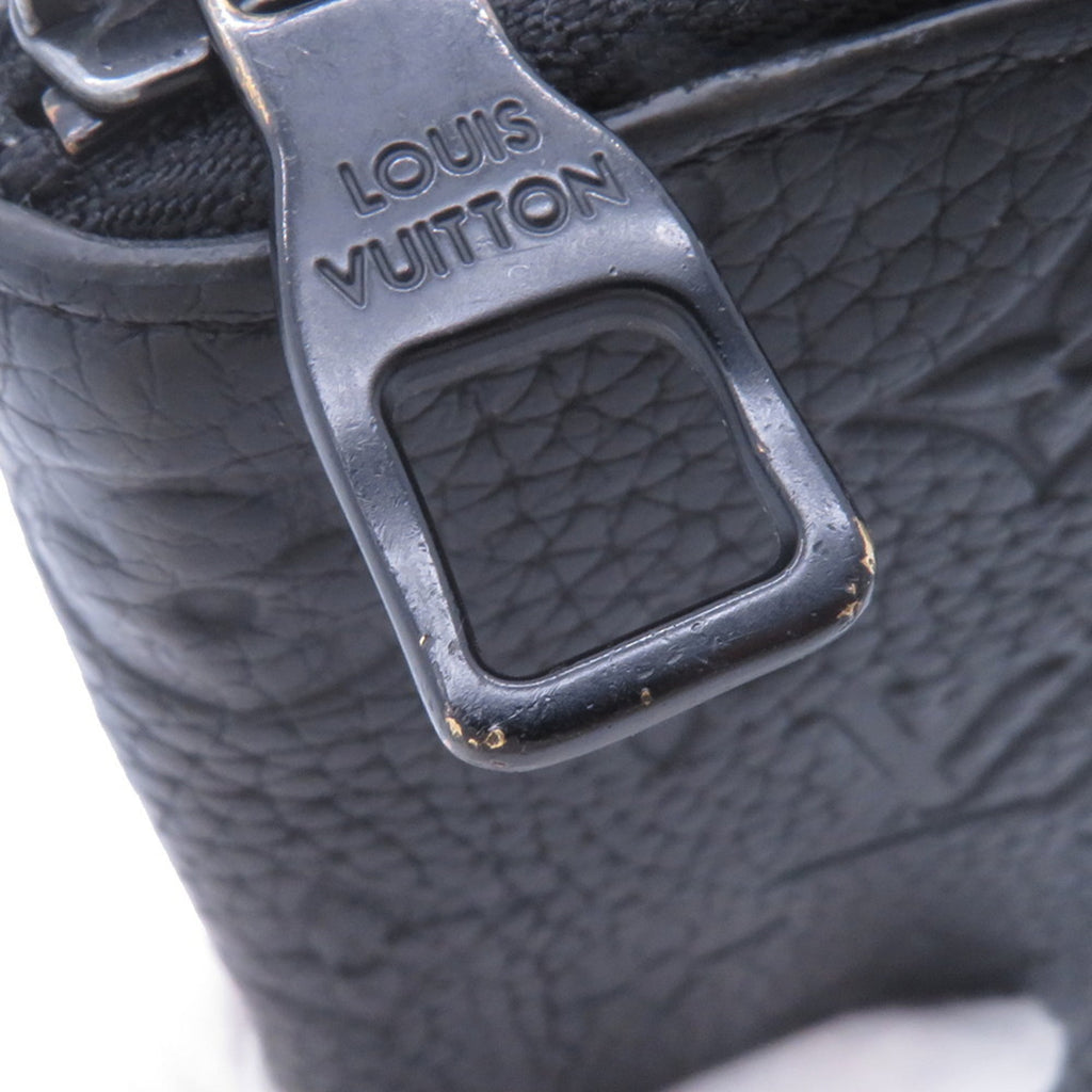 Louis Vuitton Black Noir Leather Long Wallet
