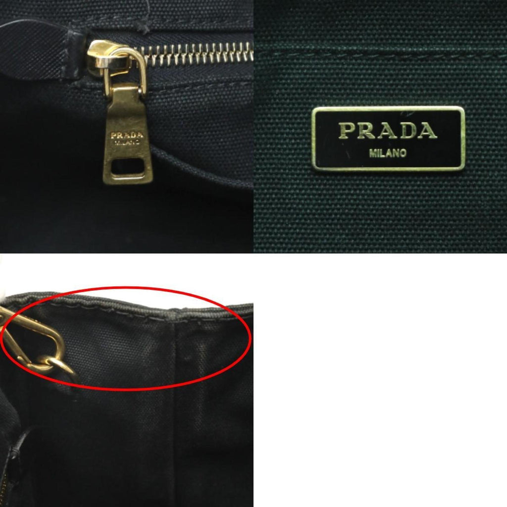 Prada Black Denim Tote Bag