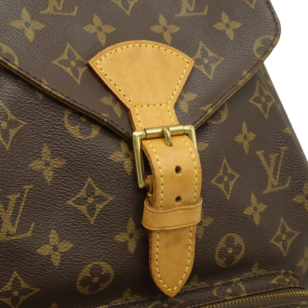 Louis Vuitton Brown Monogram Monogram Pvc Coated Canvas Backpack Shoulder Bag