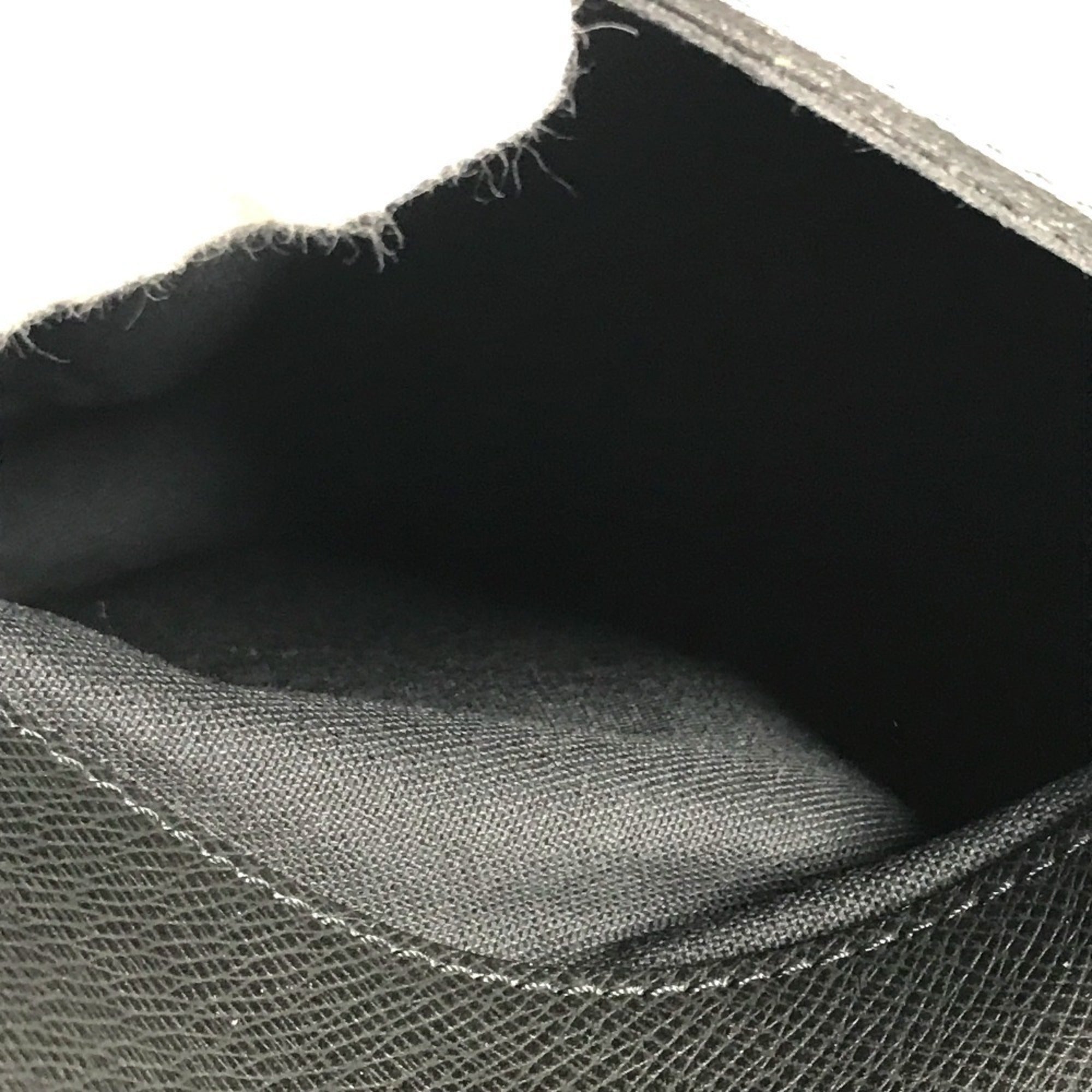 Louis Vuitton Ardoise Black Taiga Leather Leather Messenger Bag Shoulder Bag