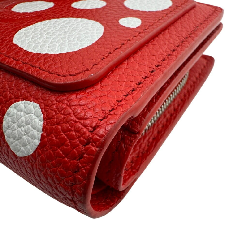 Louis Vuitton Monogram Empreinte Red Color White Leather Wallet