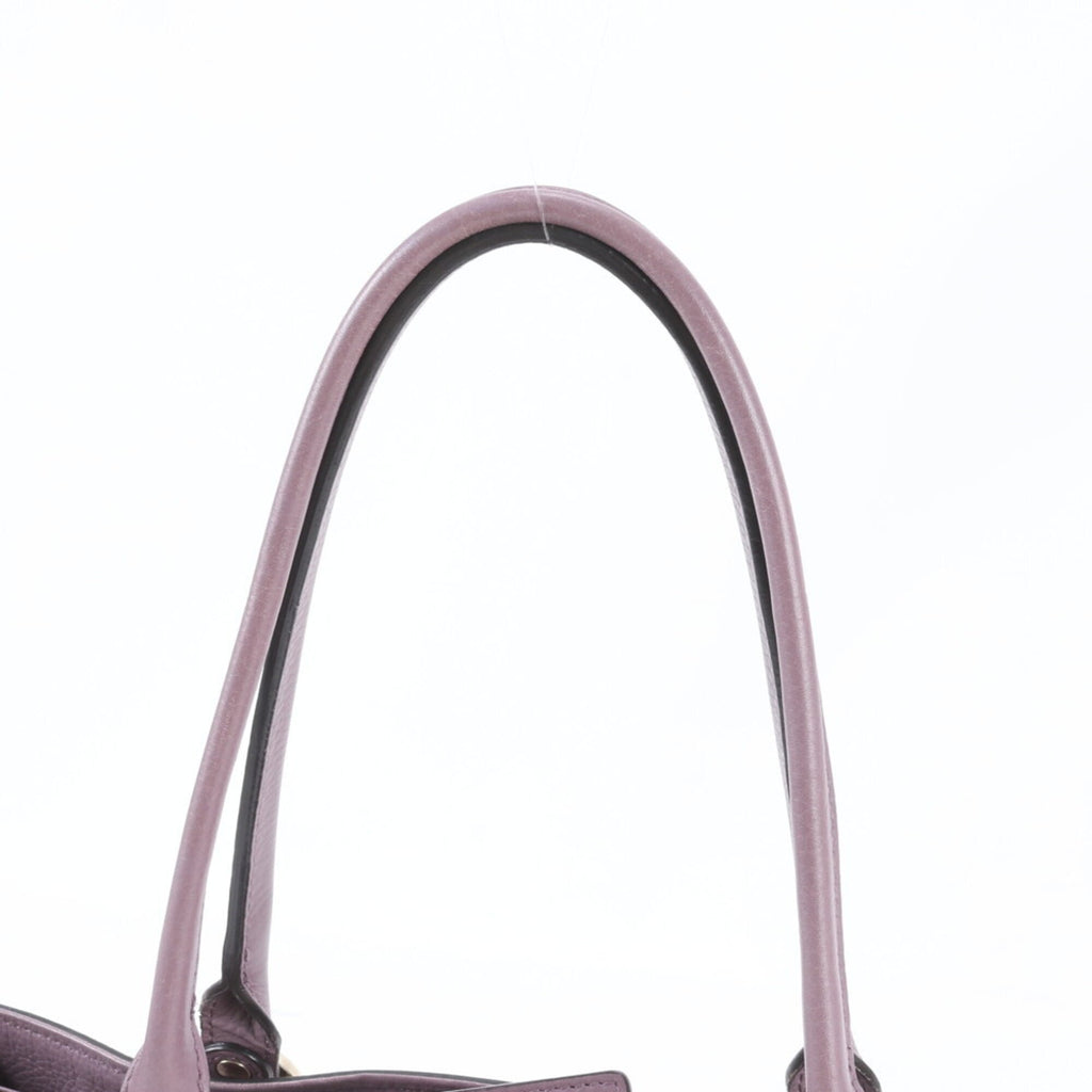 Gucci Miss Gg Purple Leather Handbag (Pre-Owned)