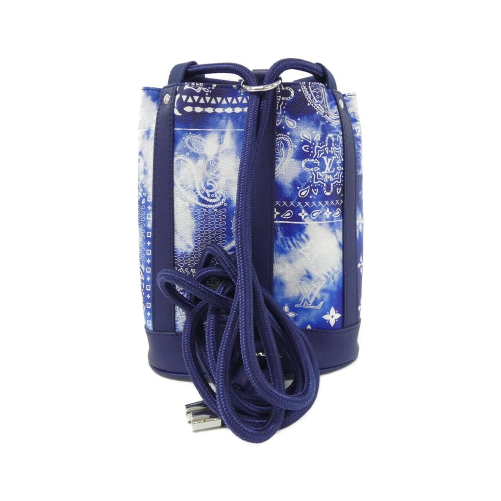 Louis Vuitton Blue Leather Shoulder Bag