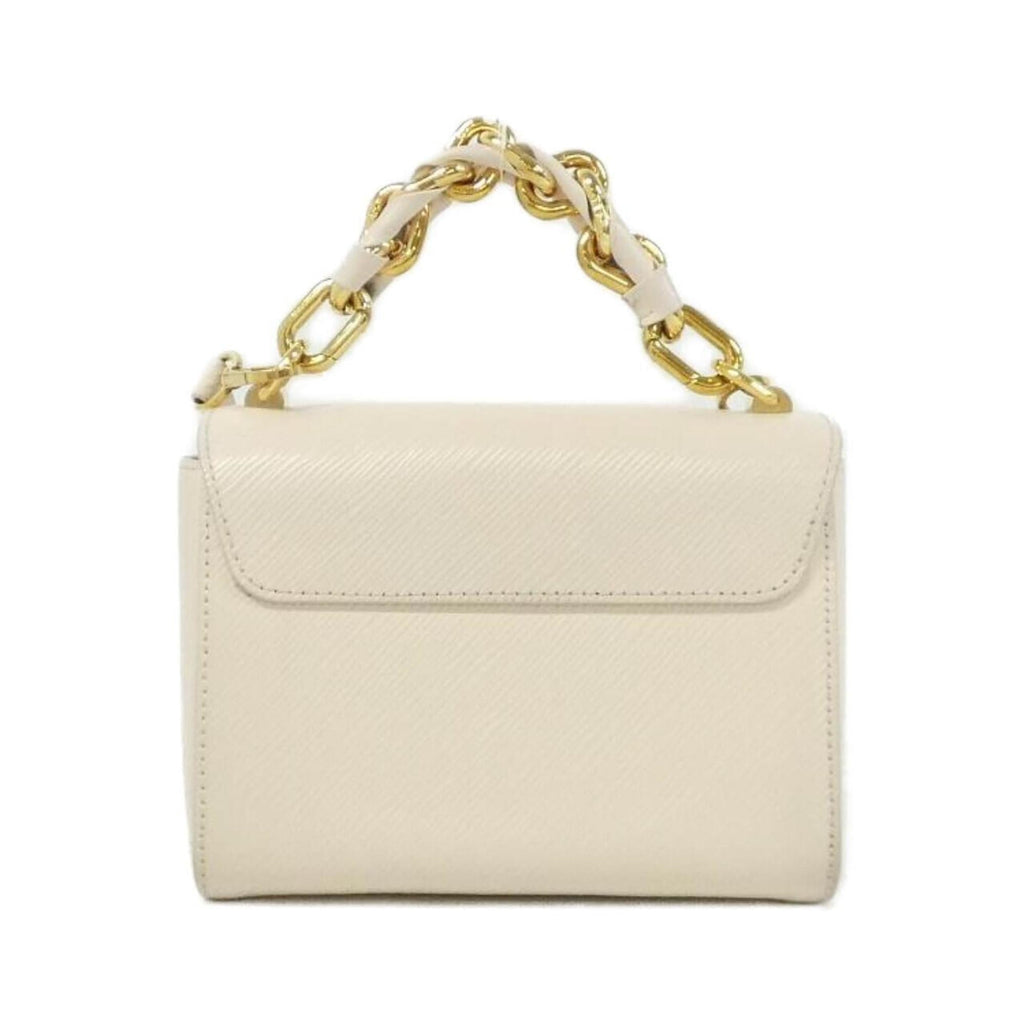 Louis Vuitton Beige White Leather Shoulder Bag
