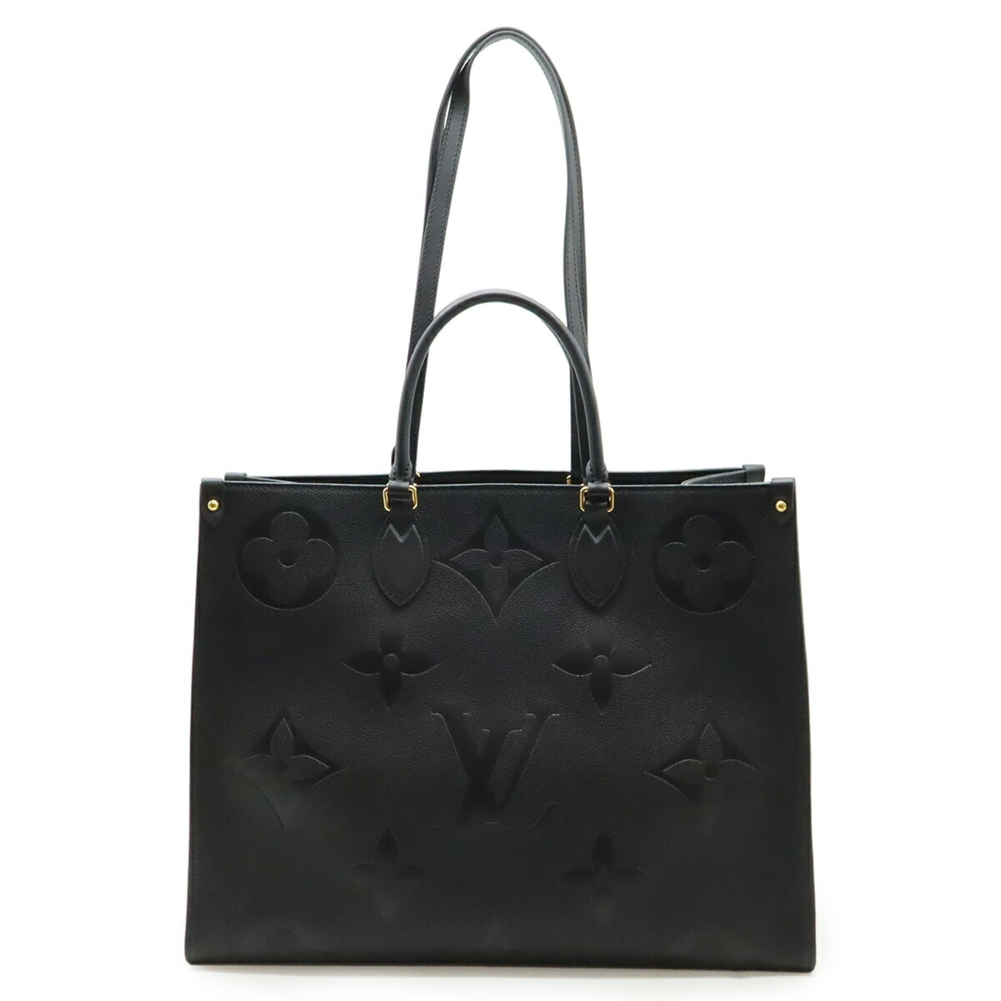 Louis Vuitton Noir Monogram Empreinte Leather Shoulder Bag Tote Bag