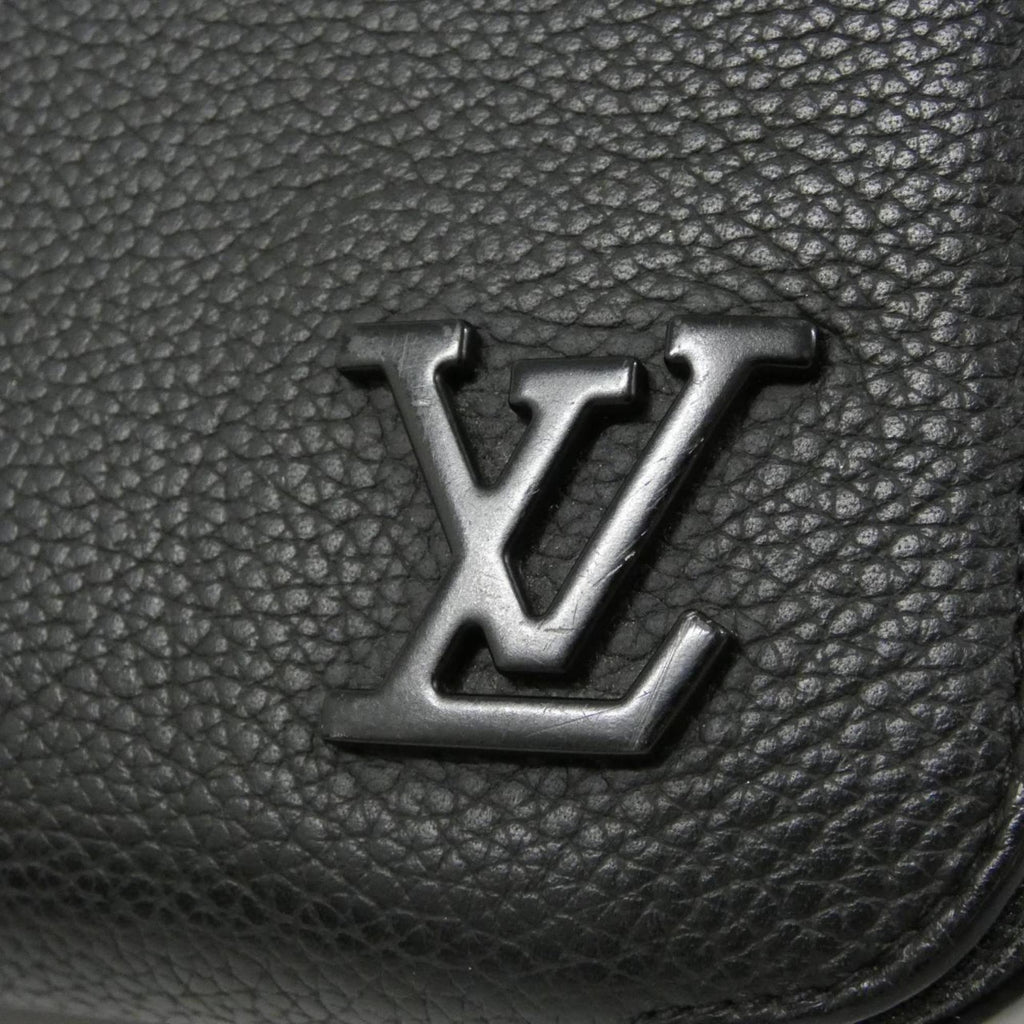 Louis Vuitton Black Leather Shoulder Bag