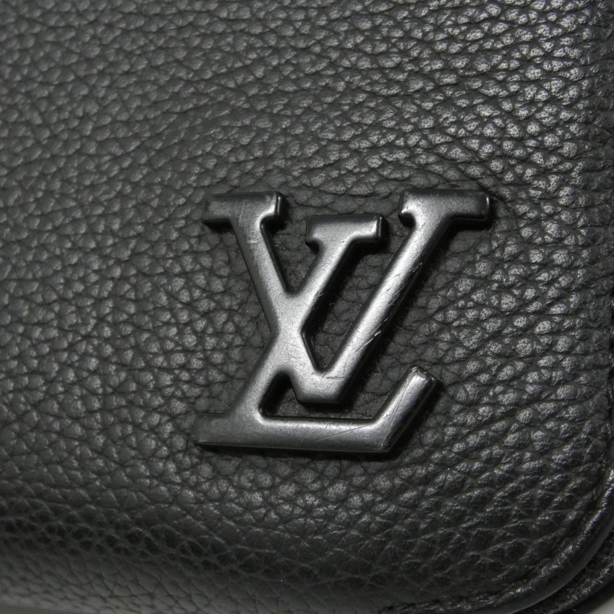 Louis Vuitton Black Leather Shoulder Bag