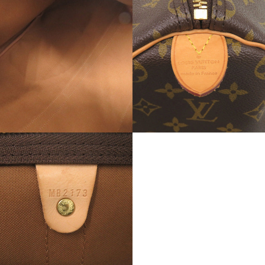 Louis Vuitton Brown Monogram Monogram Boston Bag