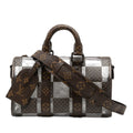 Louis Vuitton Brown Clear Pvc Vinyl Handbag Shoulder Bag