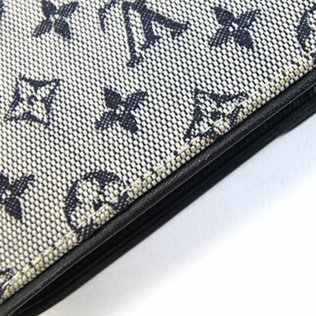 Louis Vuitton Blue Monogram Mini Wallet (Tri-Fold)