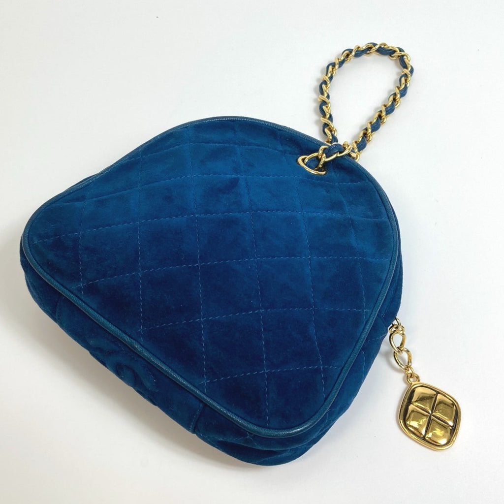 Chanel Blue Leather Handbag