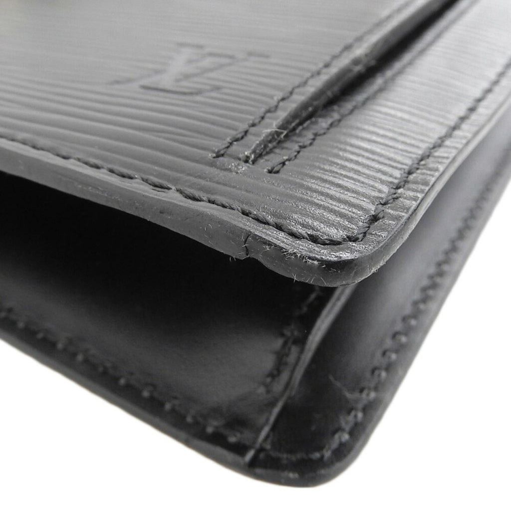 Louis Vuitton Black Noir Epi Leather Clutch Bag Pochette