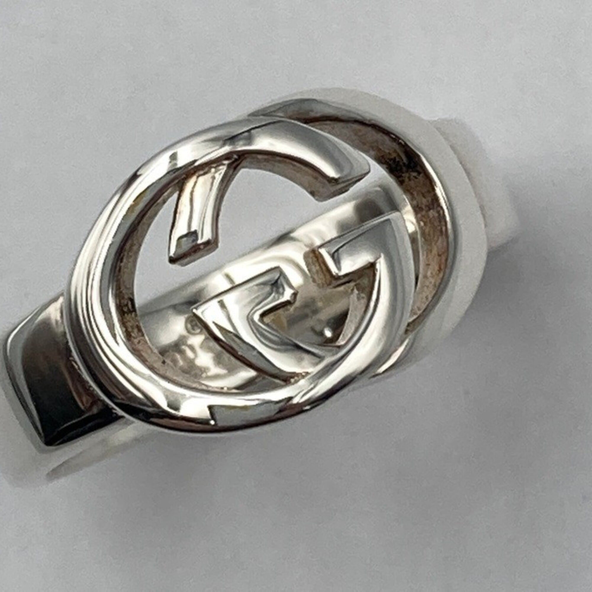 Gucci Silver 925 Band Ring (Pre-Owned)