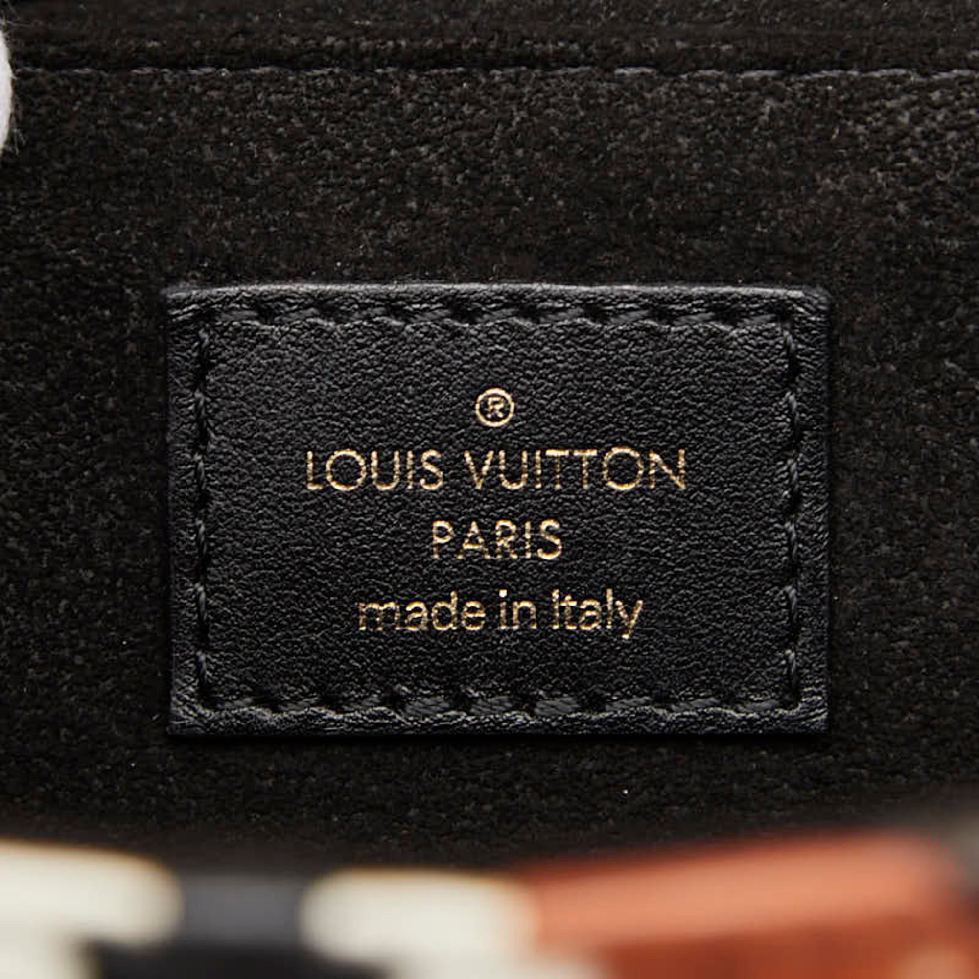 Louis Vuitton Monogram Reverse Black Brown Pvc Leather Handbag Shoulder Bag