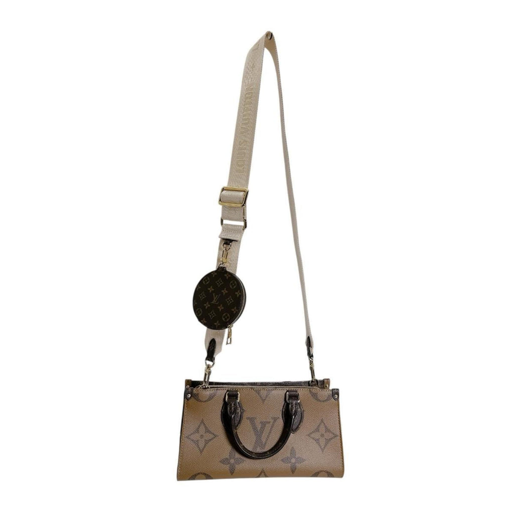Louis Vuitton Brown Monogram Pouch Tote Bag