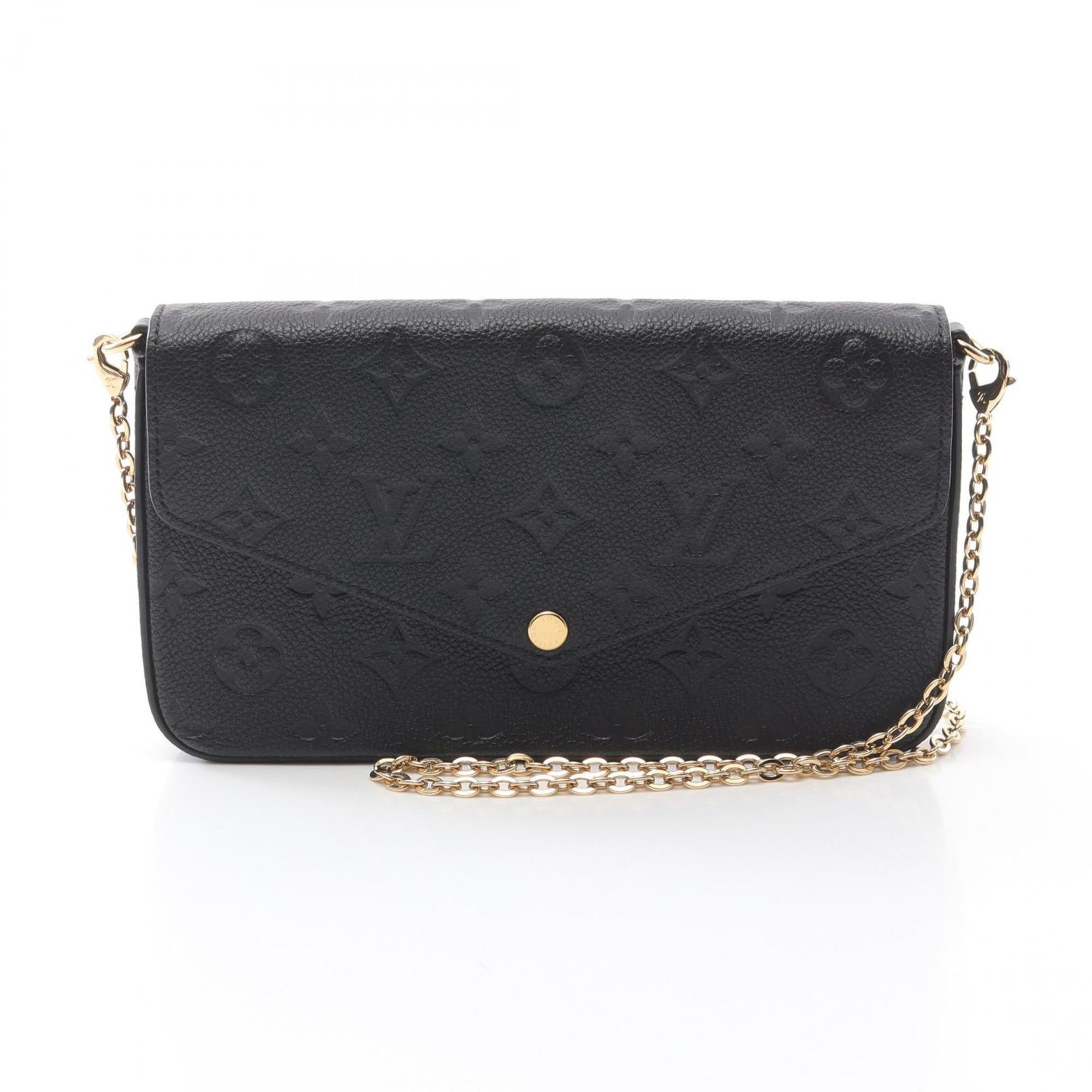 Louis Vuitton Black Monogram Empreinte Pochette Pouch Shoulder Bag