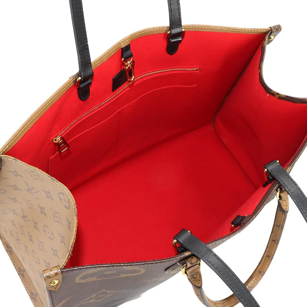 Louis Vuitton Monogram Monogram Reverse Monogram Monogram Reverse Shoulder Bag Tote Bag
