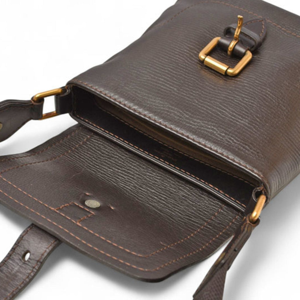 Louis Vuitton Coffee Utah Leather Shoulder Bag