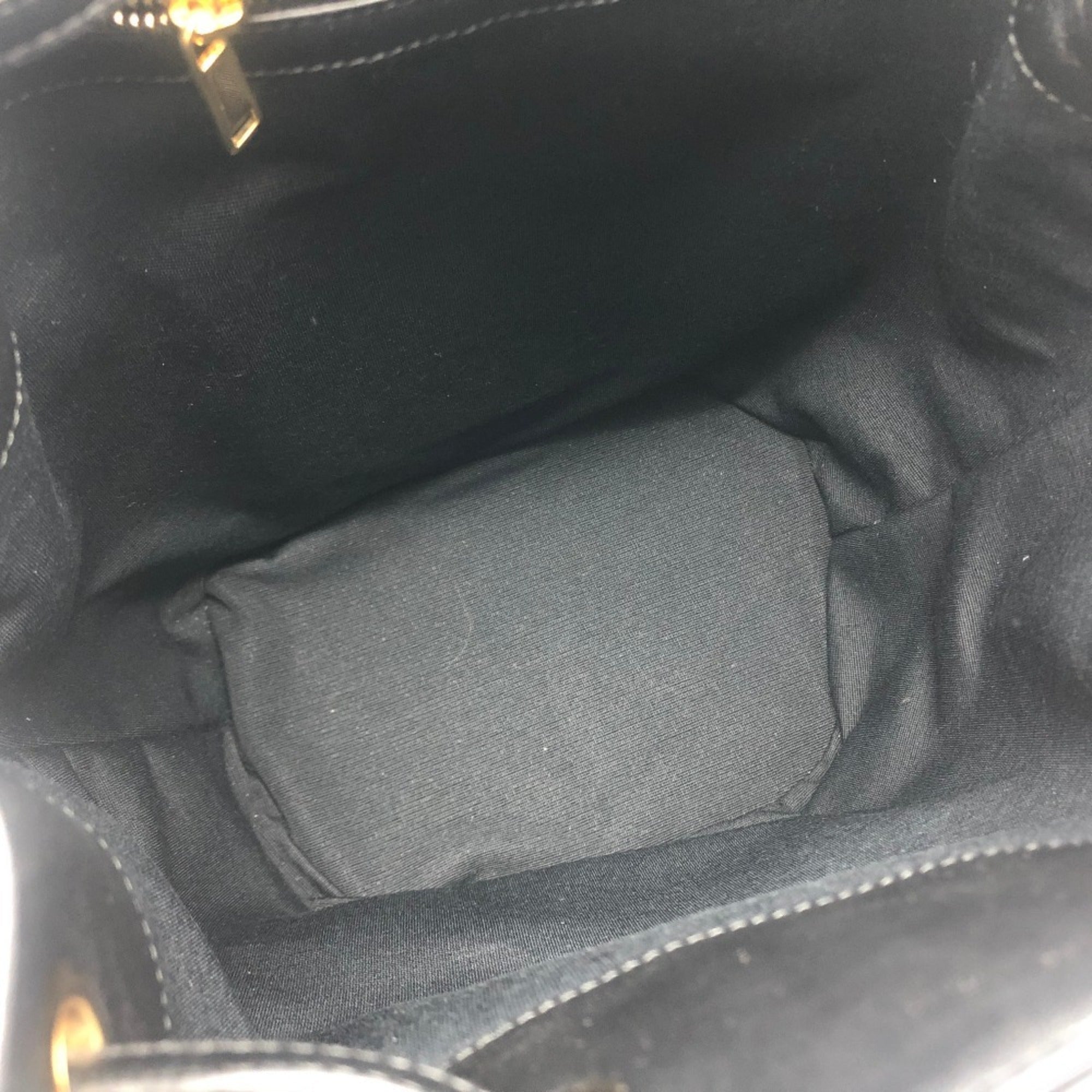 Celine Black Leather Backpack