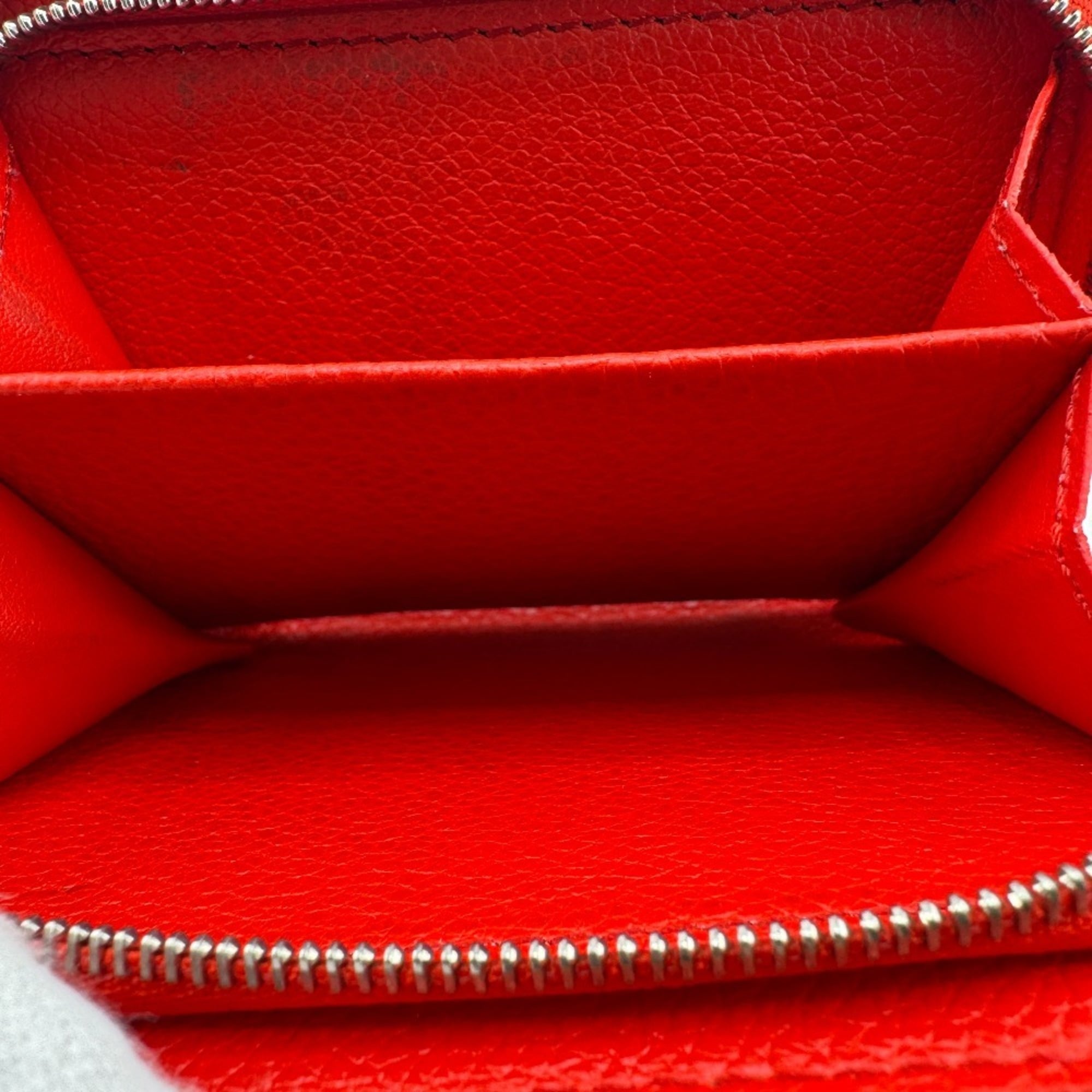 Louis Vuitton Monogram Empreinte Red Color White Leather Wallet