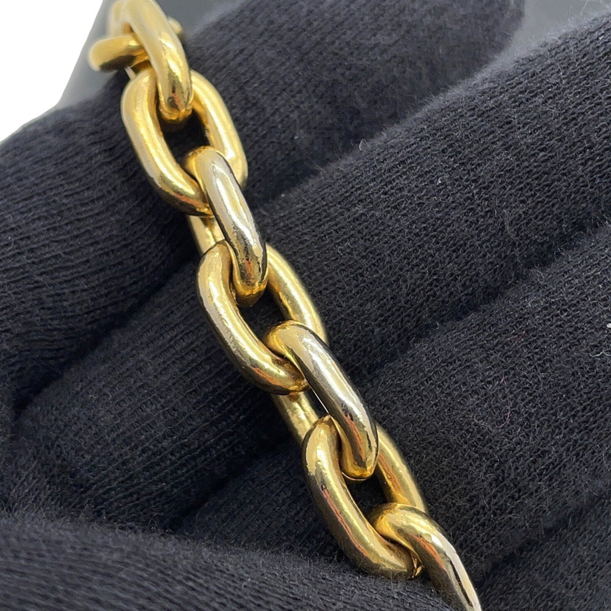 Louis Vuitton Black Noir Spangles Epi Leather Chain/Shoulder Wallet